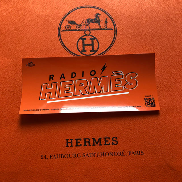 Hermes(エルメス)のHERMES 限定ステッカー エンタメ/ホビーのコレクション(ノベルティグッズ)の商品写真