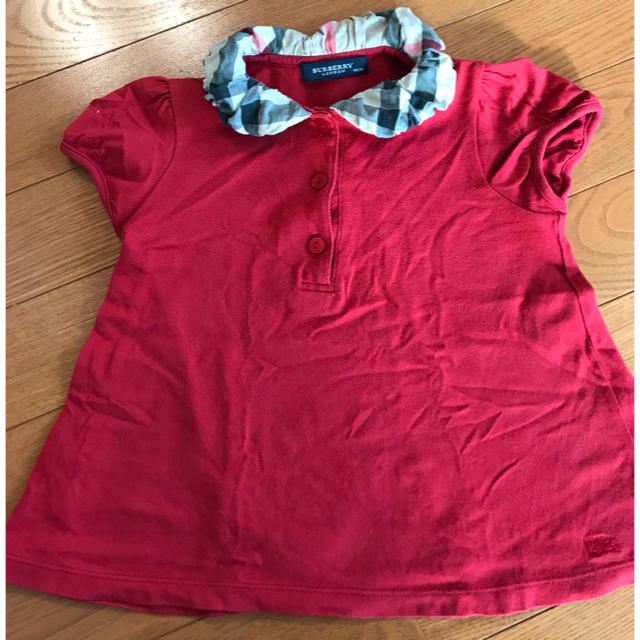 BURBERRY(バーバリー)のバーバリー ベビー ポロシャツ 90 キッズ/ベビー/マタニティのキッズ服女の子用(90cm~)(Tシャツ/カットソー)の商品写真