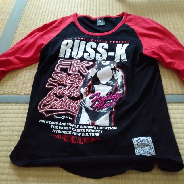 RUSS・K(ラスケー)のRUSS-K　メンズロングTシャツ　サイズM メンズのトップス(Tシャツ/カットソー(七分/長袖))の商品写真