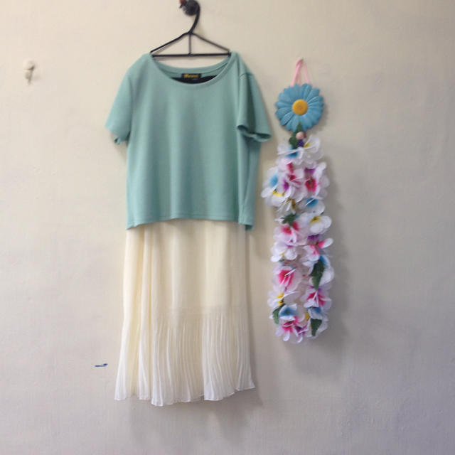 スカート(白) レディースのスカート(ロングスカート)の商品写真