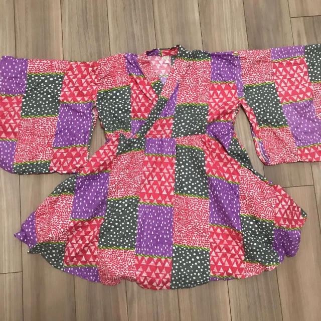 MARKEY'S(マーキーズ)の浴衣 size120-130 キッズ/ベビー/マタニティのキッズ服女の子用(90cm~)(甚平/浴衣)の商品写真