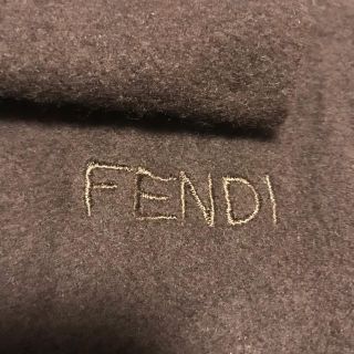 フェンディ(FENDI)のFENDI カシミヤ マフラー ストール(マフラー)