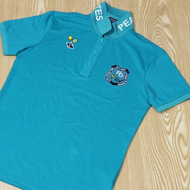 PEARLY GATES(パーリーゲイツ)のパーリーゲイツ メンズ 半袖シャツ グリーン サイズ5 メンズのトップス(シャツ)の商品写真