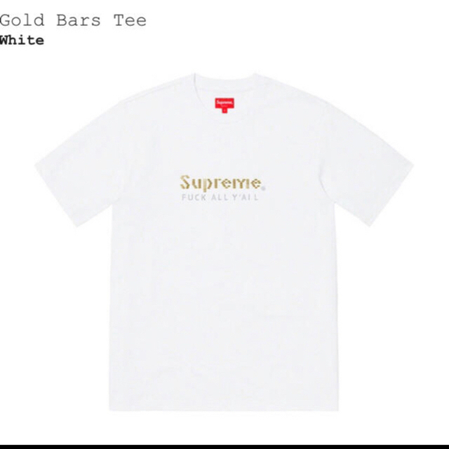 Supreme(シュプリーム)のSupreme Gold Bars Tee XLサイズ メンズのトップス(Tシャツ/カットソー(半袖/袖なし))の商品写真