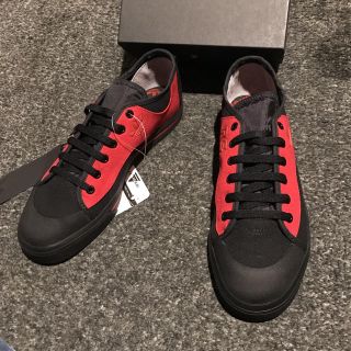 ラフシモンズ(RAF SIMONS)の【新品】ADIDAS by RAF SIMONS ブラック/レッド US10(スニーカー)