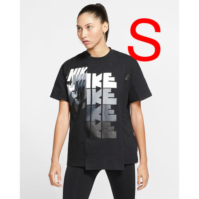 Sacai Nike Hybrid Tee Black STシャツ(半袖/袖なし)