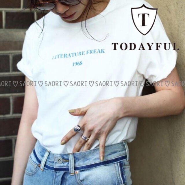 TODAYFUL(トゥデイフル)のTODAYFUL【美品】1968 Tee★ungrid レディースのトップス(Tシャツ(半袖/袖なし))の商品写真