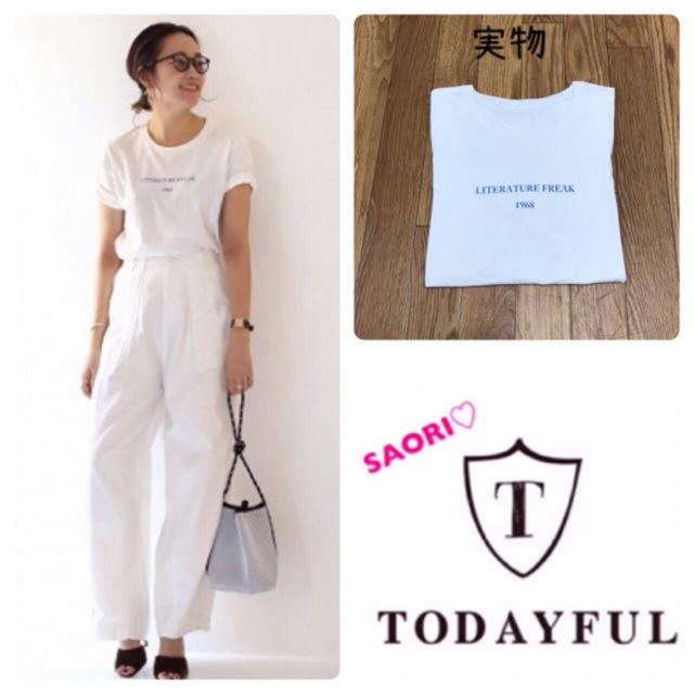 TODAYFUL(トゥデイフル)のTODAYFUL【美品】1968 Tee★ungrid レディースのトップス(Tシャツ(半袖/袖なし))の商品写真