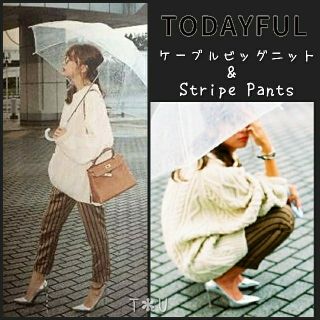 トゥデイフル(TODAYFUL)の◎saaton333専様◎ TODAYFUL ニットパンツのセット(ニット/セーター)