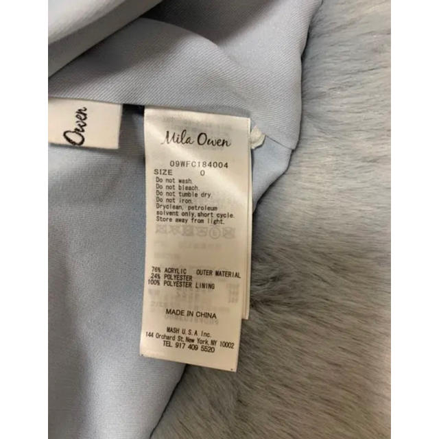 Mila Owen(ミラオーウェン)のミラオーウェン  milaowen ファーコート レディースのジャケット/アウター(毛皮/ファーコート)の商品写真