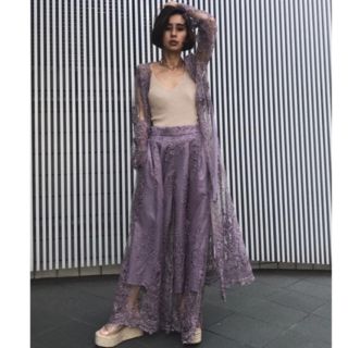 アメリヴィンテージ(Ameri VINTAGE)のAmeri VINTAGE MEDI LINDA LACE PANTS(カジュアルパンツ)