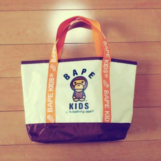 アベイシングエイプ(A BATHING APE)のBAPEKIDSトート★美品(トートバッグ)