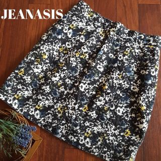 ジーナシス(JEANASIS)のJEANASIS ジーナシス プリント ミニスカート(ミニスカート)