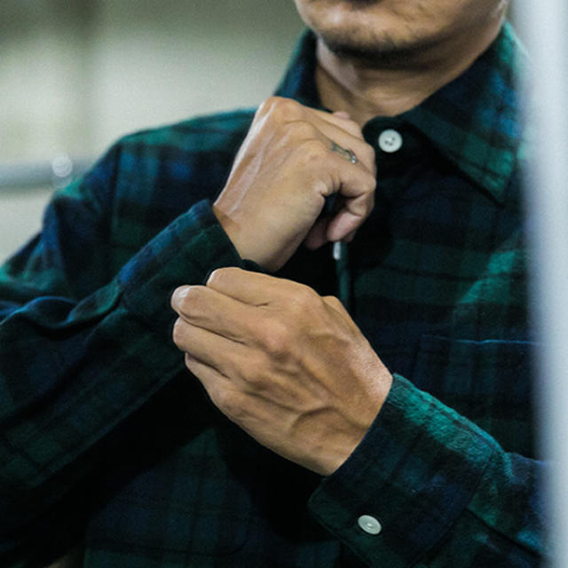 W)taps - WTAPS UNION LS / SHIRT. COTTON. TWILL. Mの通販 by GRC ...