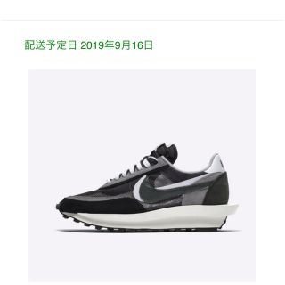 サカイ(sacai)のNIKE × SACAI LD Waffle  BLACK、27CM(スニーカー)