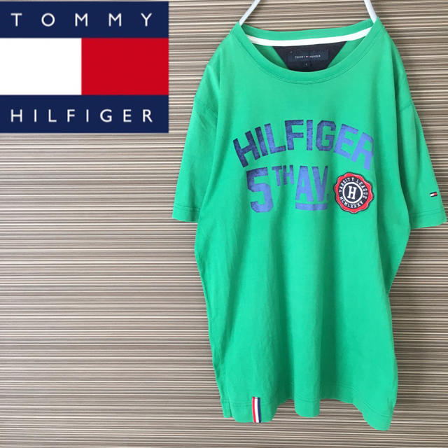 TOMMY HILFIGER(トミーヒルフィガー)のトミーヒルフィガー  Tシャツ TOMMY HILFIGER 古着 デカロゴ メンズのトップス(Tシャツ/カットソー(半袖/袖なし))の商品写真
