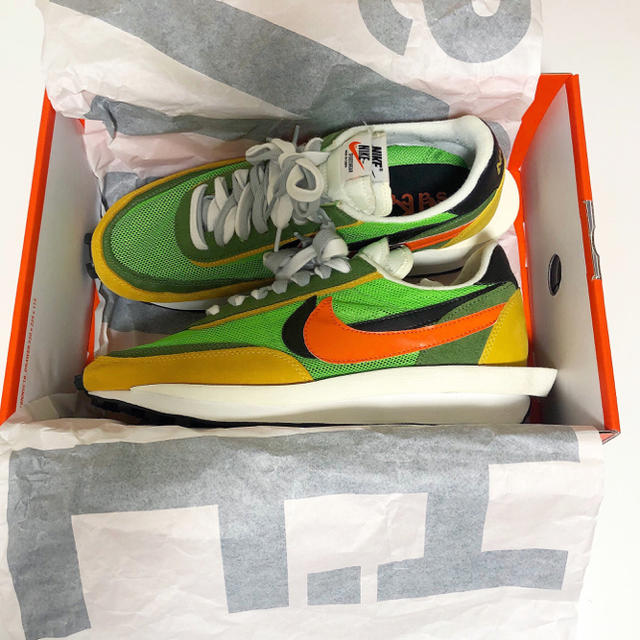 人気SALESALE NIKE - sacai NIKE LDWAFFLE GREEN 27センチの通販 by ...