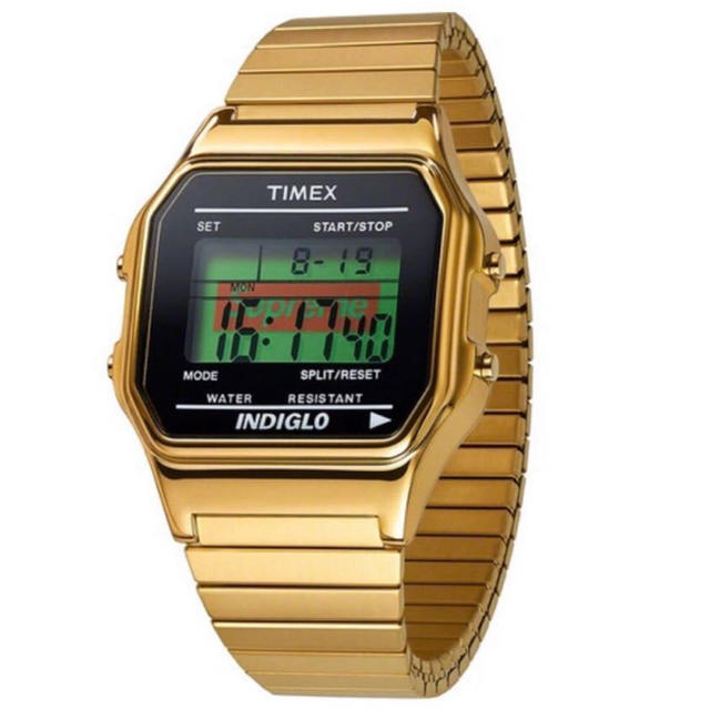 supreme timex digtal watch