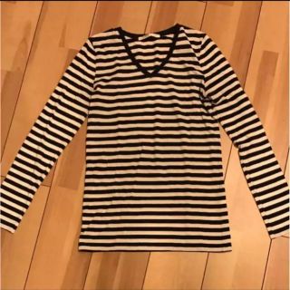 アズールバイマウジー(AZUL by moussy)のボーダーロンT カットソー(カットソー(長袖/七分))