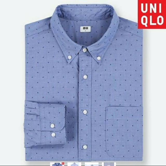 UNIQLO(ユニクロ)の★paul様専用 新品 UNIQLO エクストラファインコットンブロードシャツ メンズのトップス(シャツ)の商品写真