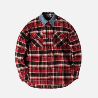 FEAR OF GOD  デニムカラー Flannel チェックシャツ