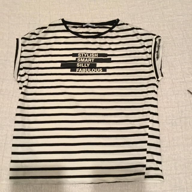 ZARA(ザラ)のZARA ザラ Tシャツ ボーダー 白 黒 レディースのトップス(Tシャツ(半袖/袖なし))の商品写真