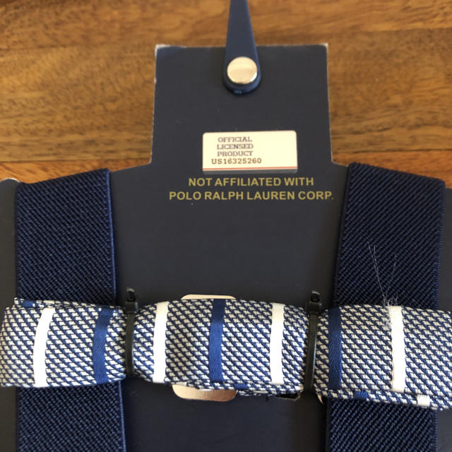 POLO RALPH LAUREN(ポロラルフローレン)のPOLO ASSN 蝶ネクタイ サスペンダー ストライプ メンズのファッション小物(ネクタイ)の商品写真