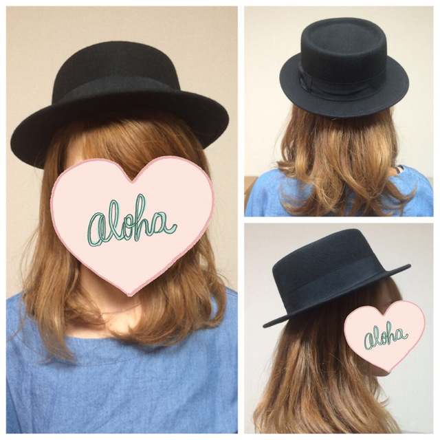 ALBUM(アルブム)のフェルトハット カンカン帽 レディースの帽子(ハット)の商品写真