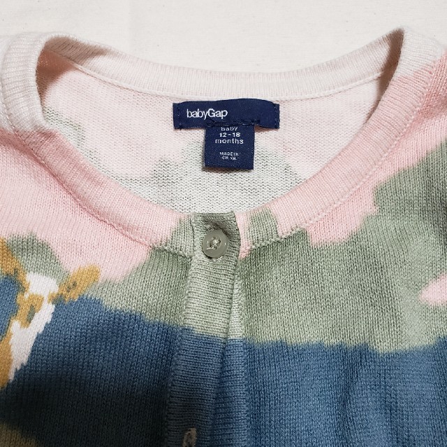 babyGAP(ベビーギャップ)のベビーギャップ　カーディガン　80 キッズ/ベビー/マタニティのベビー服(~85cm)(カーディガン/ボレロ)の商品写真