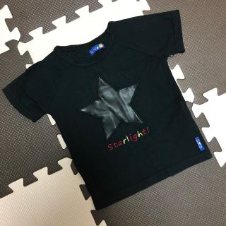 フタフタ(futafuta)のfutafuta フタフタ Tシャツ 星 スター 黒 100(Tシャツ/カットソー)