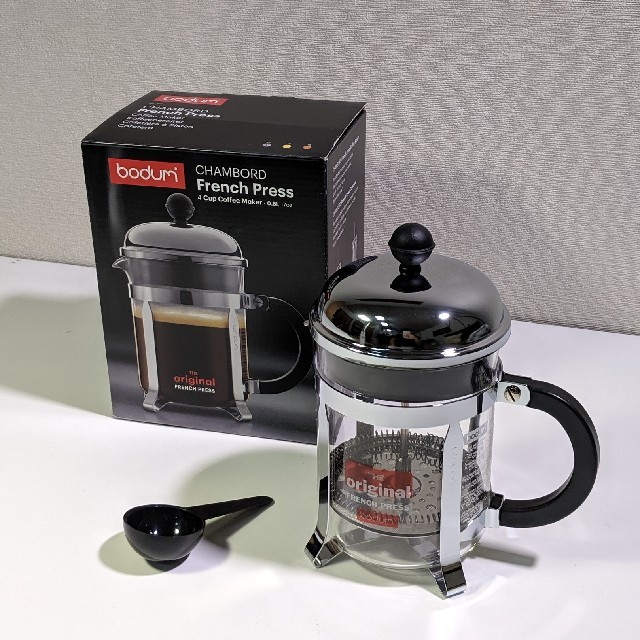 bodum(ボダム)のBodum フレンチプレス シャンボード 500ml 黒 ボダム 0.5l インテリア/住まい/日用品のキッチン/食器(調理道具/製菓道具)の商品写真