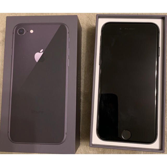 iPhone 8 Space Gray 64 GB SIMフリー - スマートフォン本体