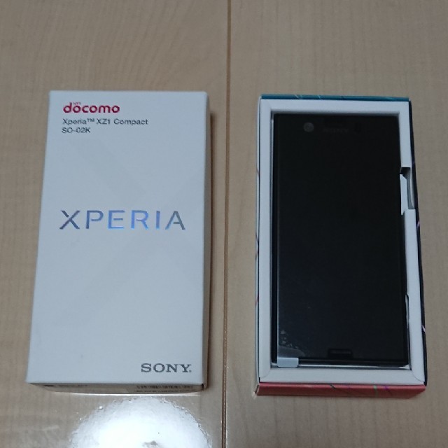 スマートフォン本体新品未使用 Xperia XZ1 Compact SO-02K 黒