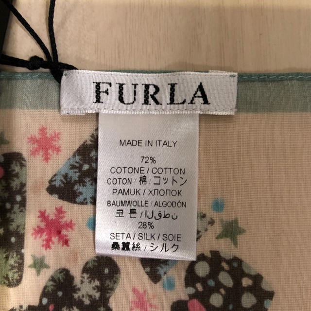 Furla(フルラ)のフルラ FURLA スカーフ ノベルティ 新品未使用 レディースのファッション小物(バンダナ/スカーフ)の商品写真