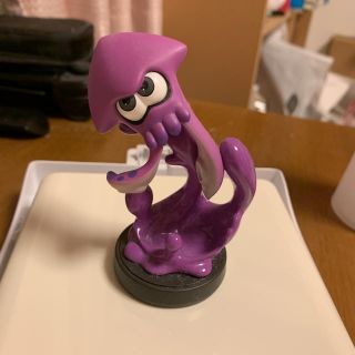 ニンテンドースイッチ(Nintendo Switch)のamiibo イカ【ネオンパープル】（スプラトゥーンシリーズ）アミーボ(ゲームキャラクター)