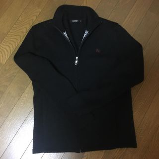 バーバリーブラックレーベル(BURBERRY BLACK LABEL)の☆美品☆今月限定価格☆バーバリーニットジャケットサイズ2チェック(ニット/セーター)