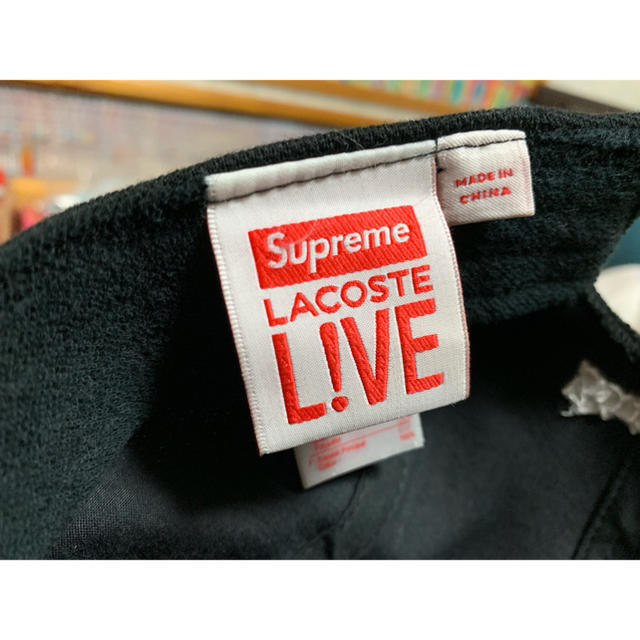 17ss Supreme × Lacost Pique Camp Capキャップ