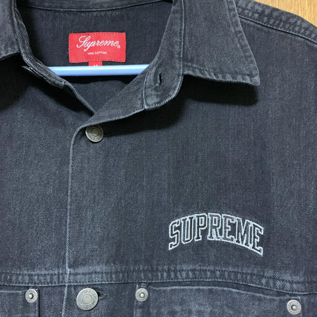 Supreme(シュプリーム)のM supreme 2tone denim shirt 黒 メンズのトップス(シャツ)の商品写真