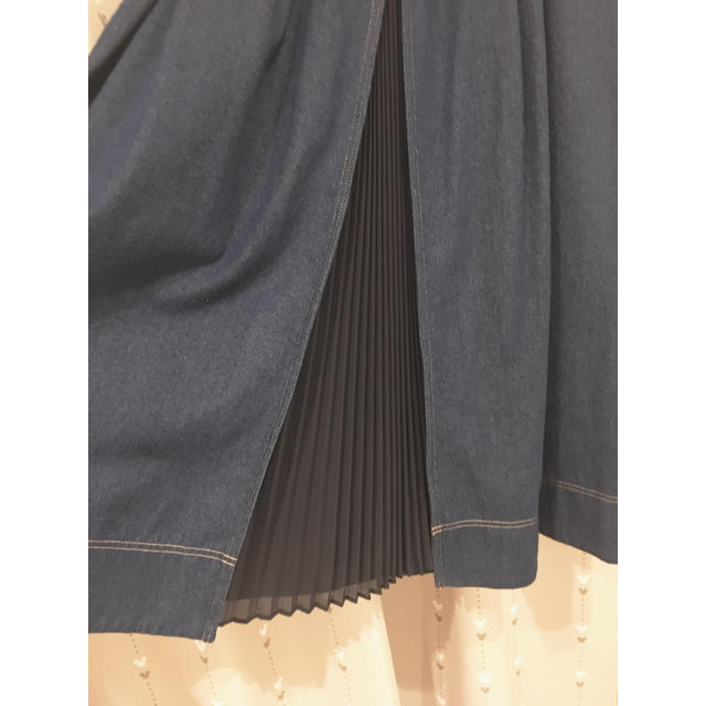 MERCURYDUO(マーキュリーデュオ)のマーキュリーデュオ ロングデニムスカート レディースのスカート(ロングスカート)の商品写真