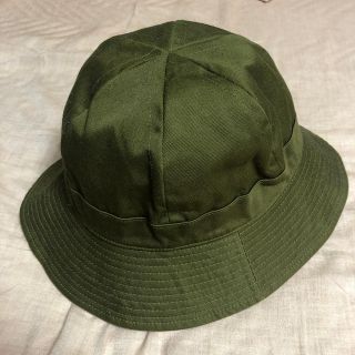 ヤエカ(YAECA)のyaeca hat low olive 美品(ハット)