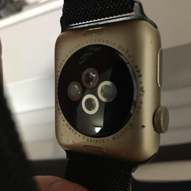 Apple Watch(アップルウォッチ)のApple Watch Series2 42mm Gold スマホ/家電/カメラのスマホ/家電/カメラ その他(その他)の商品写真