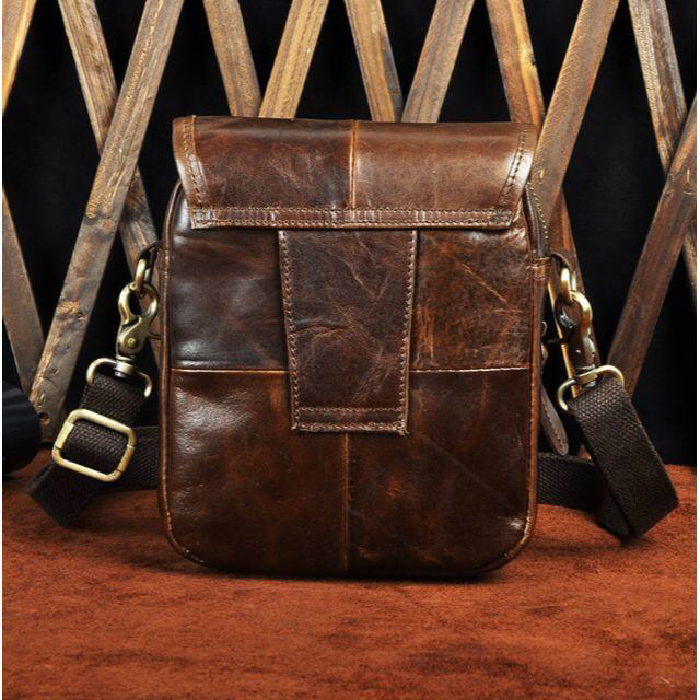 牛革 ハイエンド ショルダーバッグ 斜め掛け鞄 紳士 商務 ビジネスバッグ メンズのバッグ(ショルダーバッグ)の商品写真