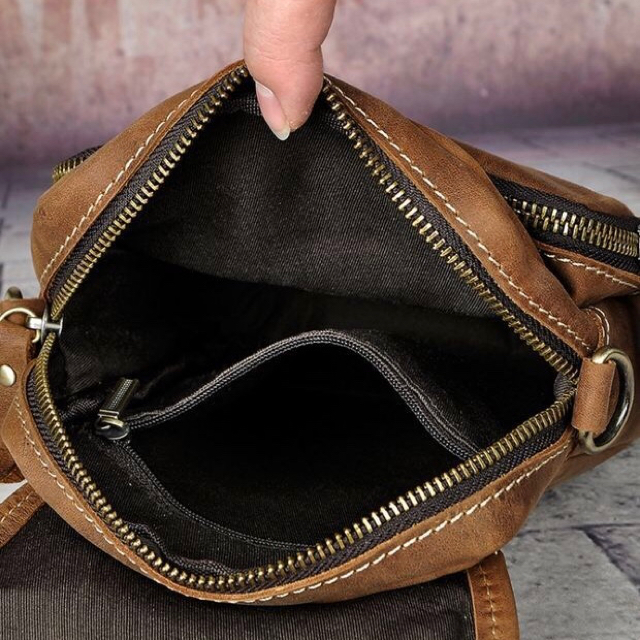 牛革 ハイエンド ショルダーバッグ 斜め掛け鞄 紳士 商務 ビジネスバッグ メンズのバッグ(ショルダーバッグ)の商品写真