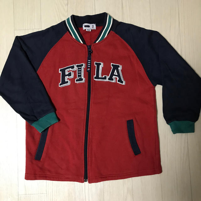 FILA(フィラ)の【FILA】ジップアップ ラグランスリーブ ジャケット／120㎝ キッズ/ベビー/マタニティのキッズ服男の子用(90cm~)(ジャケット/上着)の商品写真