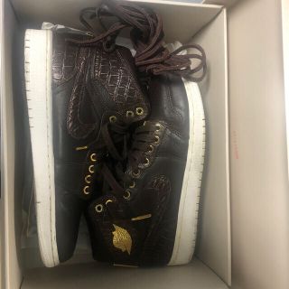 ナイキ(NIKE)のNIKE AIR JORDAN1PINNACLE クロコ茶 27.5cm(スニーカー)