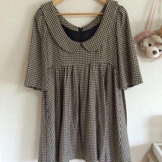 ジルスチュアート(JILLSTUART)のギンガムチェックワンピース☆(ひざ丈ワンピース)