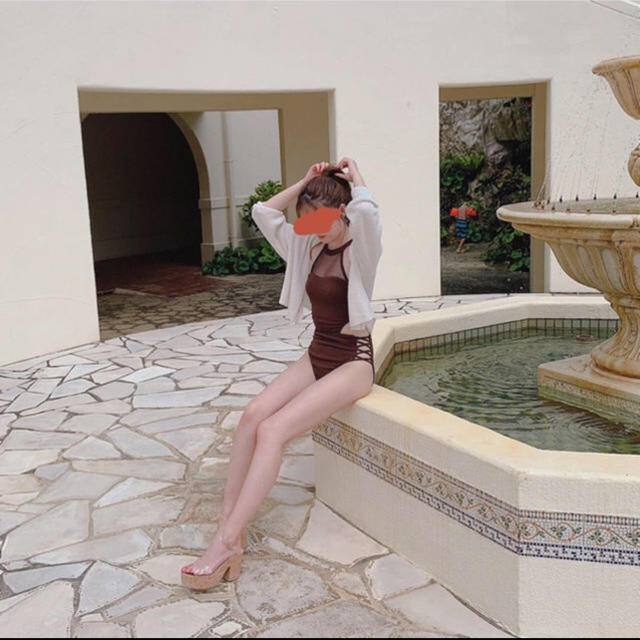 SNIDEL(スナイデル)のSNIDEL 2019 ホルター ネック スウィム ワンピース レディースの水着/浴衣(水着)の商品写真