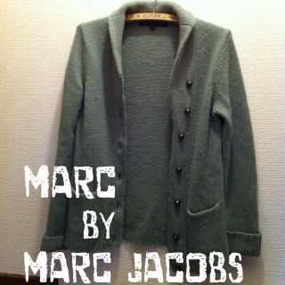 マークジェイコブス(MARC JACOBS)のMARC BY ミントカラーカーディガン(カーディガン)