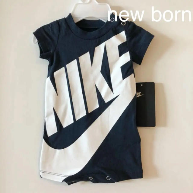 NIKE(ナイキ)のNIKE Baby ナイキ ベビー ビック ロゴ ロンパース☆ キッズ/ベビー/マタニティのベビー服(~85cm)(ロンパース)の商品写真