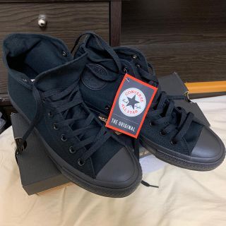 コンバース(CONVERSE)の新品未使用☆タグ付き☆ハイカットコンバース☆ブラックモノクローム☆(スニーカー)